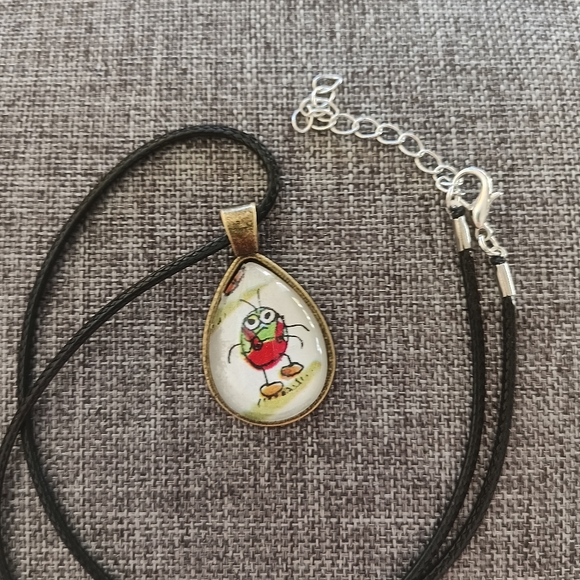 Richard Scarry Bug necklace 1970s book page - Picture 2 of 5